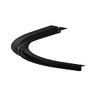 Радиусный угол для встраиваемого шинопровода Черный ST Luce ST066.409.01 SUPER5