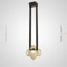 Подвесной светильник DEREK Цвет янтарь Lampatron 8134-22271