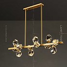 Реечный, рядный светильник CRISTEL L 12 плафонов. Lampatron 3211-7986