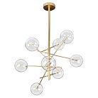 Люстра на штанге Delight Collection 9307P-8A gold Globe Mobile