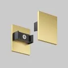 Торцевая заглушка 2 шт, сатинированная латунь, алюминий Denkirs TR5735H-SB SHINE BASE