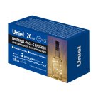 Гирлянда Uniel ULD-S0200-020/SСR/3LR WARM WHITE IP20 WINESTOPPER