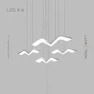 Готовая комбинация светильников LIESL 4 лампы. Теплый свет Lampatron 6151-16553