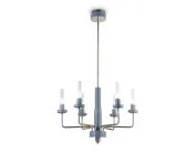Люстра светодиодная на штанге Ambrella light LH53124/6 GD/WH/GB Ceramo Modern