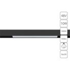 Трековый светильник Arte Lamp A4672PL-1BK LINEA