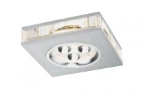 Комплект встраиваемых спотов Paulmann 92539 Liro LED square IP23 3x3W 230V