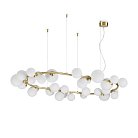 Подвесная люстра Ideal Lux 296746 PERLAGE SP30 OTTONE