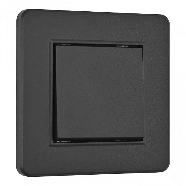 Выключатель одноклавишный с рамкой черный пластик SET16-1-30-1 black Arte Milano SET16-1-30-1 black Выключатель одноклавишный с рамкой черный пластик SET16-1-30-1 black Arte Milano SET16-1-30-1 black