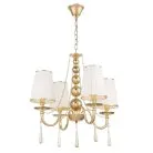 Хрустальная подвесная люстра Lumina Deco LDP 1200-4 F.GD FABIONE