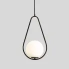 Подвесной Светильник Hoop Drop Black 213738-26 ImperiumLoft