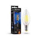 Светодиодная лампа Voltega 7027 Crystal Candle corn 6W 2800K E14 VG10-CC1E14warm6W-F