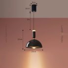 Подвесной светильник TOFT DOME Цвет Жемчужно-черный. Lampatron toft-dome-black 8263-22507