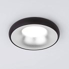 Встраиваемый светильник Elektrostandard 118 MR16 серебро/черный Void a053349
