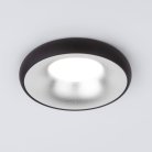 Встраиваемый светильник Elektrostandard 118 MR16 серебро/черный Void a053349