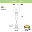 Садовый светильник-столбик FUMAGALLI IAFAET.R/G300 G30.162.000.VYF1R GLOBE 300