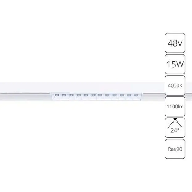 Трековый светильник Arte Lamp A4634PL-1WH Linea Трековый светильник Arte Lamp A4634PL-1WH Linea