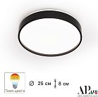Потолочный светильник APL LED 3315.XM302-1-267/12W/4K Black Toscana