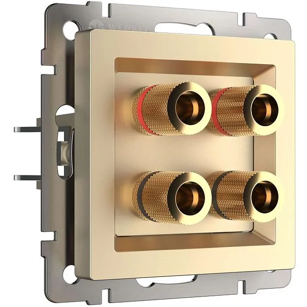 Акустическая розетка Werkel W1185011 (шампань) a050862 Акустическая розетка Werkel W1185011 (шампань) a050862