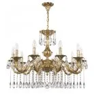 Люстра с хрустальными подвесками Bohemia Ivele Crystal AL79101/10/250 A G AL7901