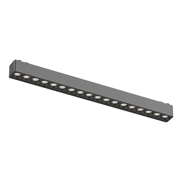 Магнитный трековый светильник Черный LED ST-luce ST673.436.18 SKYFLAT