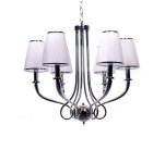 Хрустальная подвесная люстра Lumina Deco LDP 7008-6 WT Lorinta