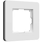 Рамка Werkel W0013068 Split белый/черный, soft-touch a067988
