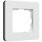 Рамка Werkel W0013068 Split белый/черный, soft-touch a067988