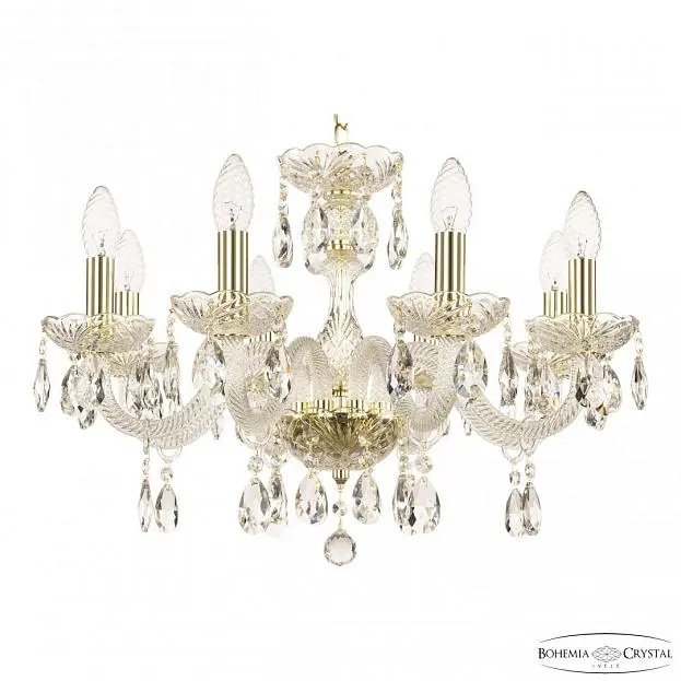 Люстра хрустальная Bohemia Ivele Crystal 117/8/195 G Люстра хрустальная Bohemia Ivele Crystal 117/8/195 G