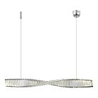 Светильник подвесной Хром/Прозрачный LED 1*25W 3000K ST-Luce SL6205.123.01 ELICA