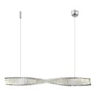 Светильник подвесной Хром/Прозрачный LED 1*25W 3000K ST-Luce SL6205.123.01 ELICA