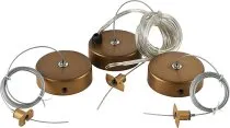 Подвесной комплект для круглого магнитного шинопровода Donolux Suspension kit DLM900RBlack Bronze Magic track