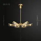 Люстра LUCINA 12 ламп Lampatron f-lucina-12 5966-15836
