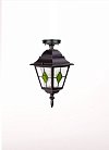 Потолочный светильник уличный Oasis Light 79905MAlgG Bl QUADRO M lead GLASS