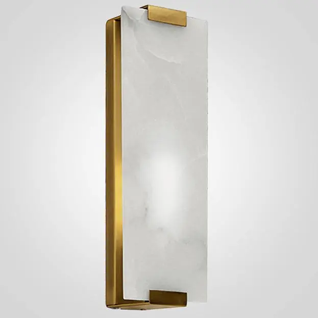 Бра Marble Rectangle Wall Lamp Brass 155095-22 ImperiumLoft Бра Marble Rectangle Wall Lamp Brass 155095-22 ImperiumLoft