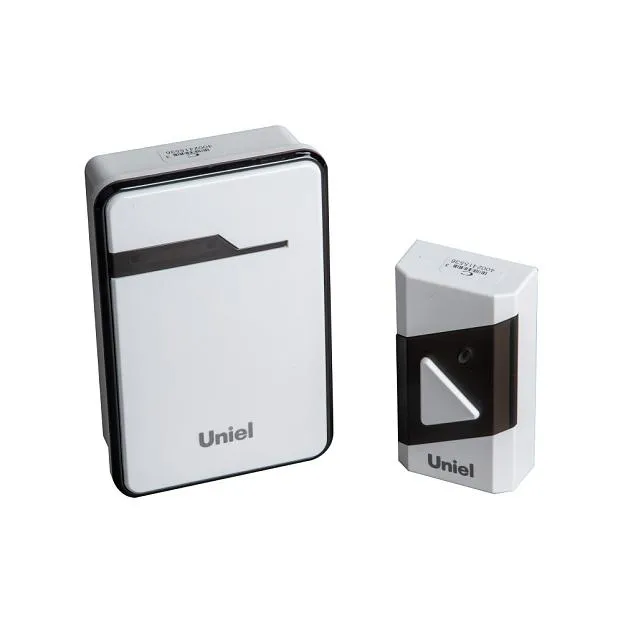 Звонок беспроводной Uniel UDB-016W-R1T1-38S-150M-WH/BL