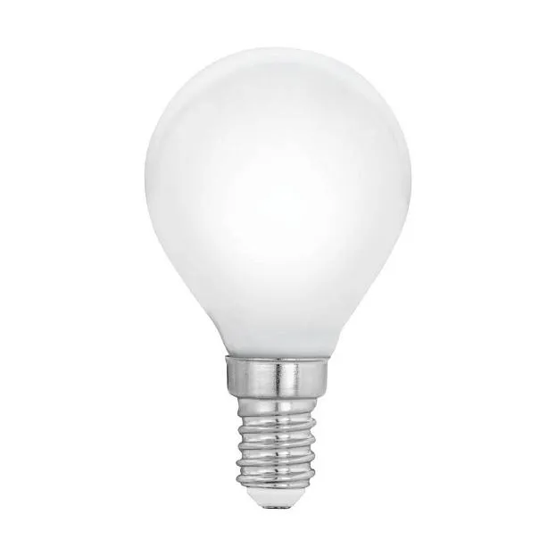 Лампа светодиодная P45, 1x5W(LED), 470lm, 2700K, опаловое стекло Eglo 12548