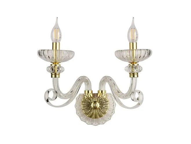 Бра Newport 8622/A mat.soft gold clear