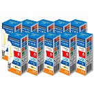 Лампочка светодиодная Volpe LED-C35-6W/4000K/E14/CL/DIM/SLF Набор из 10штук Optima DIM Филамент