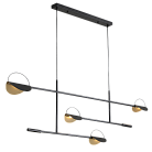 Люстра BOLIA LEAVES PENDANT Black 4000К ImperiumLoft 351911-22 40.2528