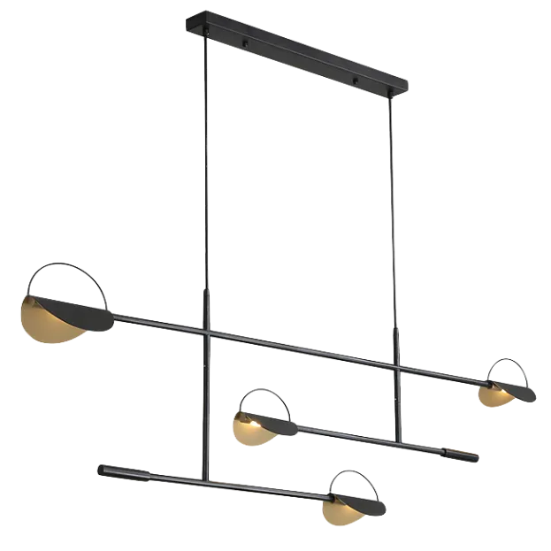 Люстра BOLIA LEAVES PENDANT Black 4000К ImperiumLoft 351911-22 40.2528