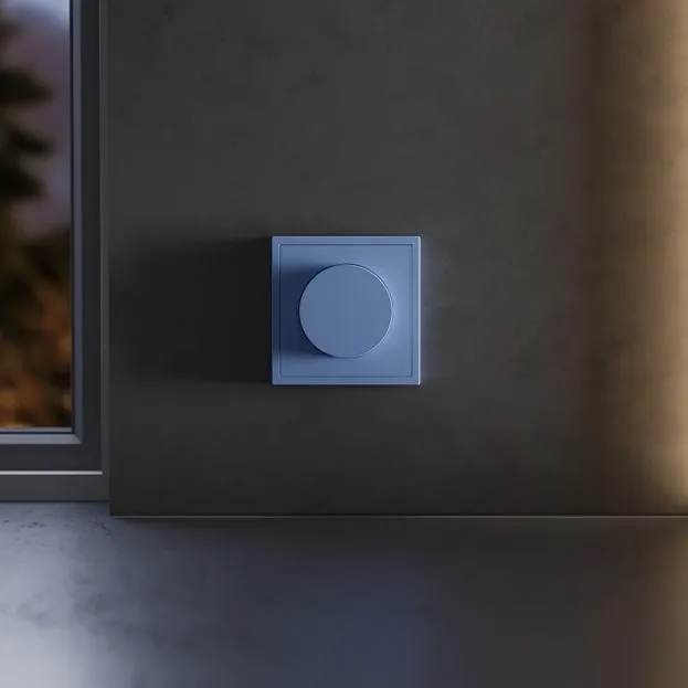 Накладка для светорегулятора поворотно-нажимного, (деним) Voltum VLS002015 S70