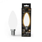 Лампа Gauss 103201105 филаментная E14 5W 2700К свеча матовая Filament Candle