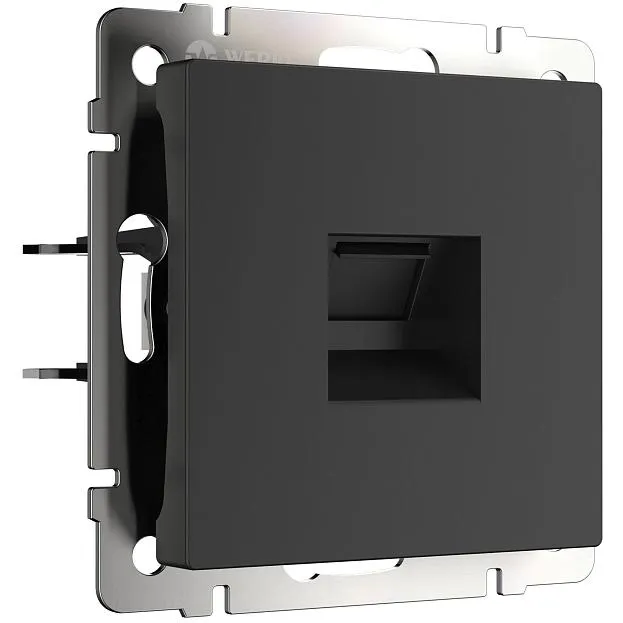 розетка RJ-45 Werkel W5120108 Встраиваемые механизмы черные матовый a069685 розетка RJ-45 Werkel W5120108 Встраиваемые механизмы черные матовый a069685