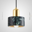 Подвесной светильник TERNAT Зеленый мрамор. Lampatron ternat-green 2334-4301