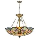 светильник потолочный, E27, 6x60W Velante 818-807-06 Стиль Tiffany