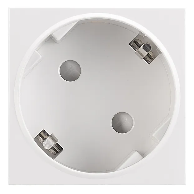 Розетка 2К+З нем.ст., 45 гр., с з/ш, бел. Donel DF6DWS 45х45 Розетка 2К+З нем.ст., 45 гр., с з/ш, бел. Donel DF6DWS 45х45