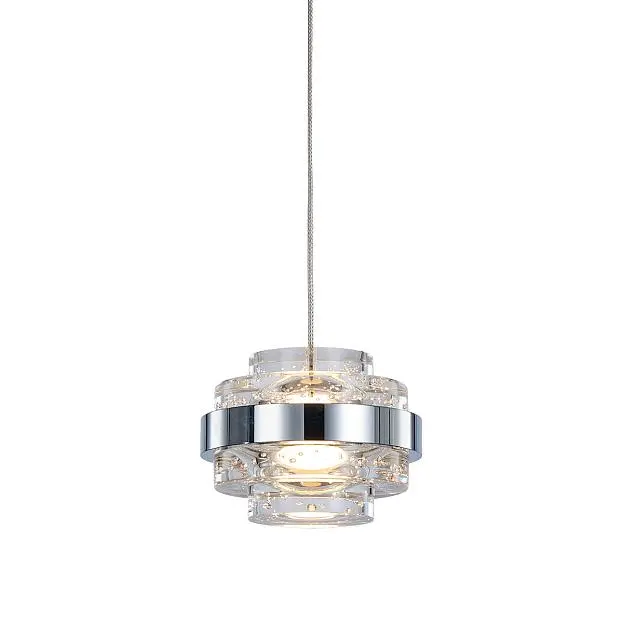 Подвесной светильник Delight Collection MD22030002-1A chrome/clear Indiana Подвесной светильник Delight Collection MD22030002-1A chrome/clear Indiana