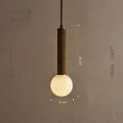 Подвесной светильник SOLF Цвет коричневый Lampatron solf-brown 9083-25885