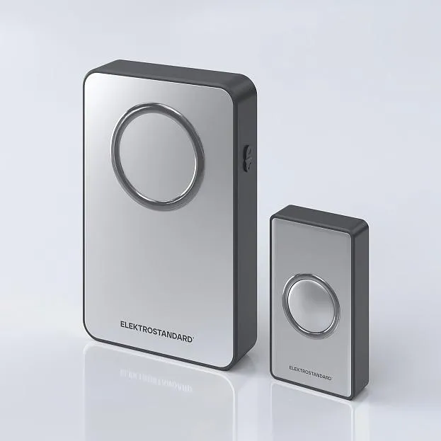 Звонок беспроводной Elektrostandard DBQ27M WL Серебро/Чёрный 38M IP20 a055697