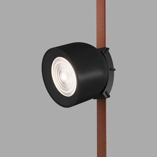 Поворотный Светильник для трека-ремня Denkirs DK5640-BK BELTY SPOT